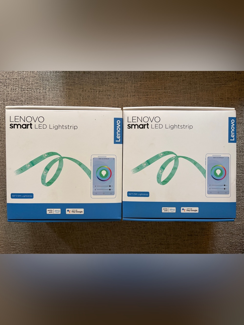 2! Lenovo Smart LED Lightstrip NWB - Pair